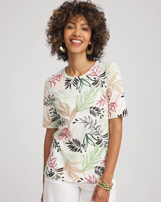 Inspired by Wild Palms D66 Leaves Top